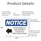 Signmission No Deliveries To This Entrance OSHA Notice Sign, Aluminum, 24in W x 18in L, 2PK OS-2PACK-NS-A-1824-L-14475 - alternate 7